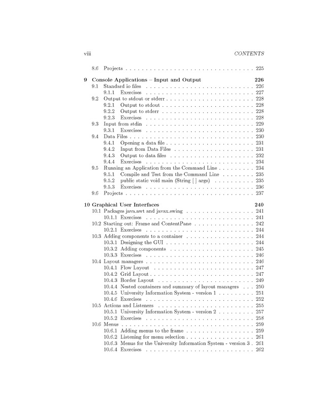 Introduction to Computer Science with Java Programming - Table of Contents 6
